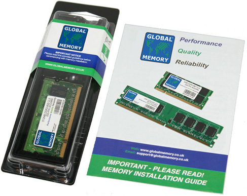 256MB DDR2 400/533/667MHz 200-PIN SODIMM MEMORY RAM FOR PACKARD BELL LAPTOPS/NOTEBOOKS